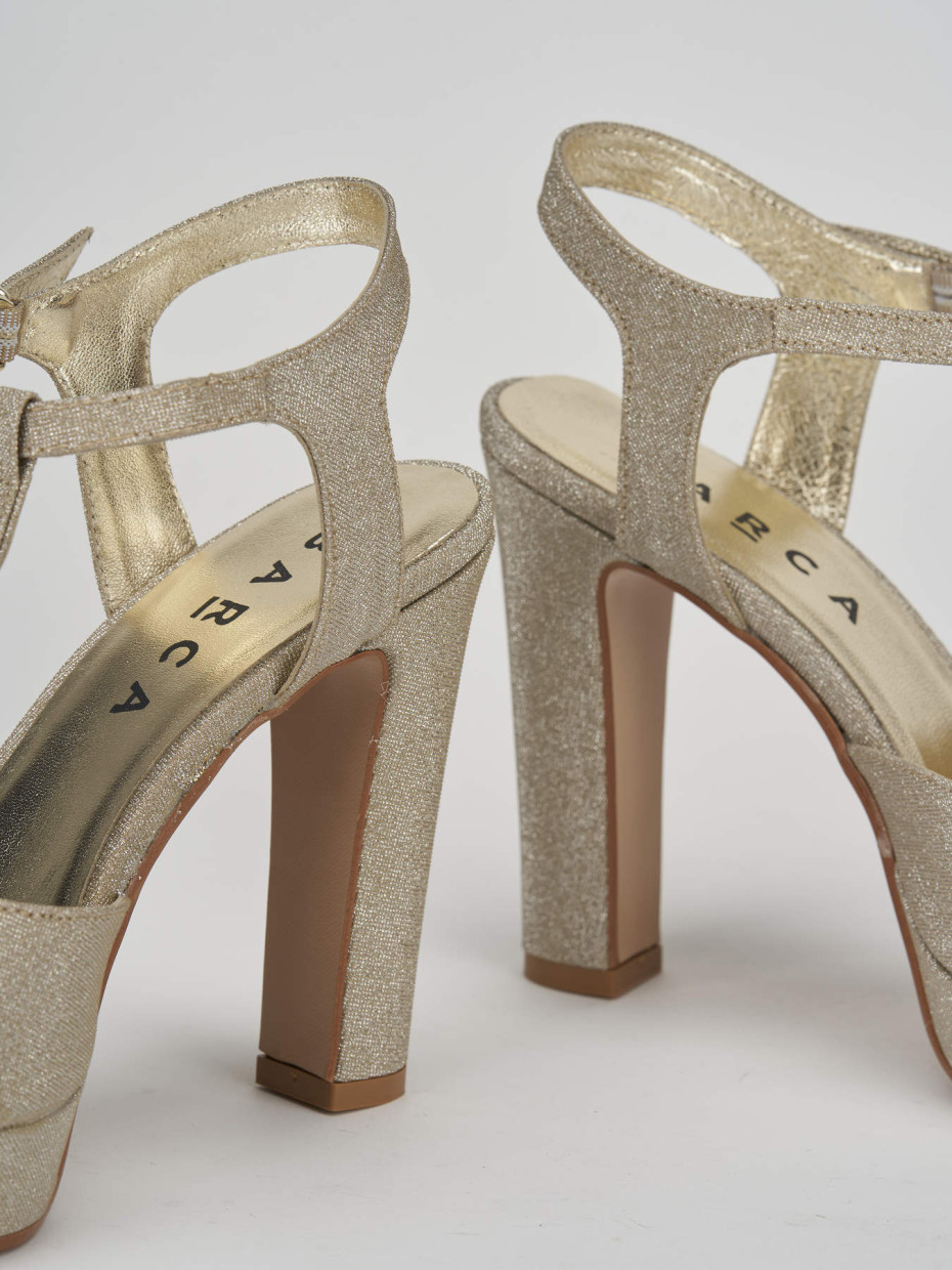 Gold glitter store sandals heels