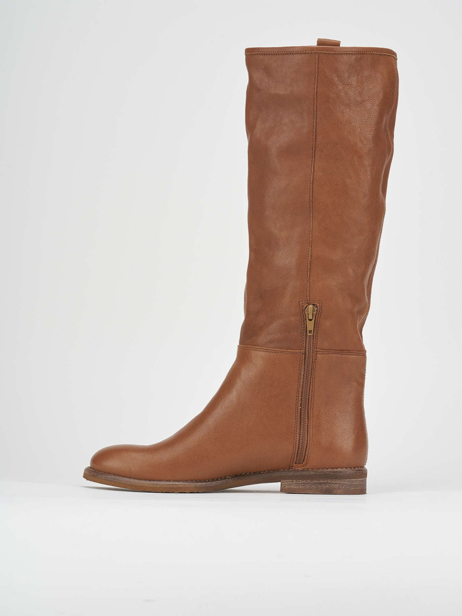 Stivali pelle marroni top