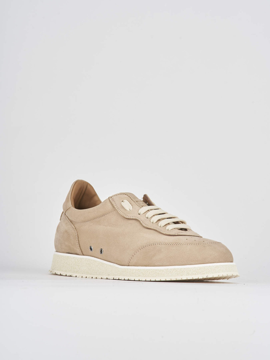 Sneakers beige leather