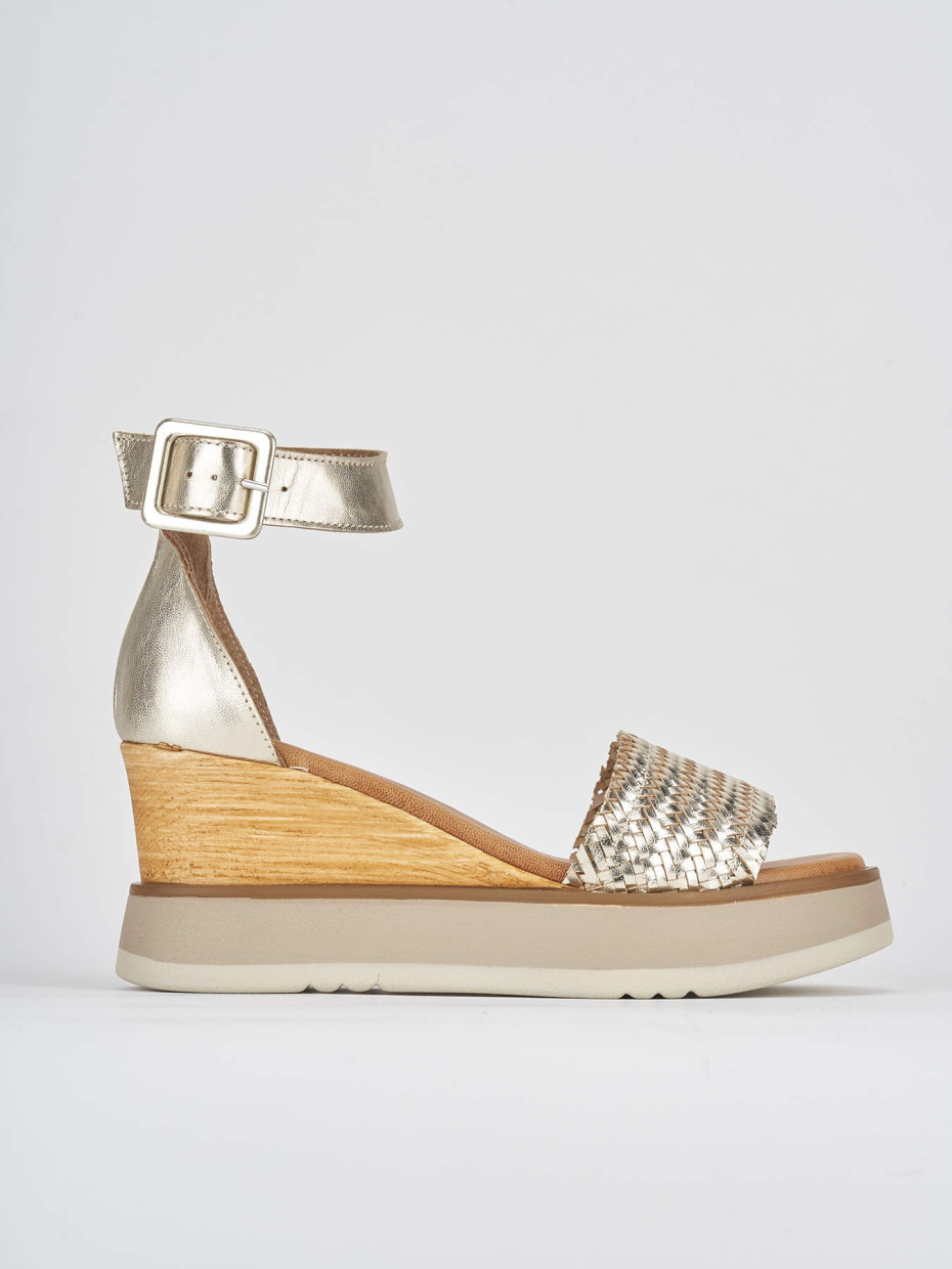 Sandali zeppa 8 cm cheap