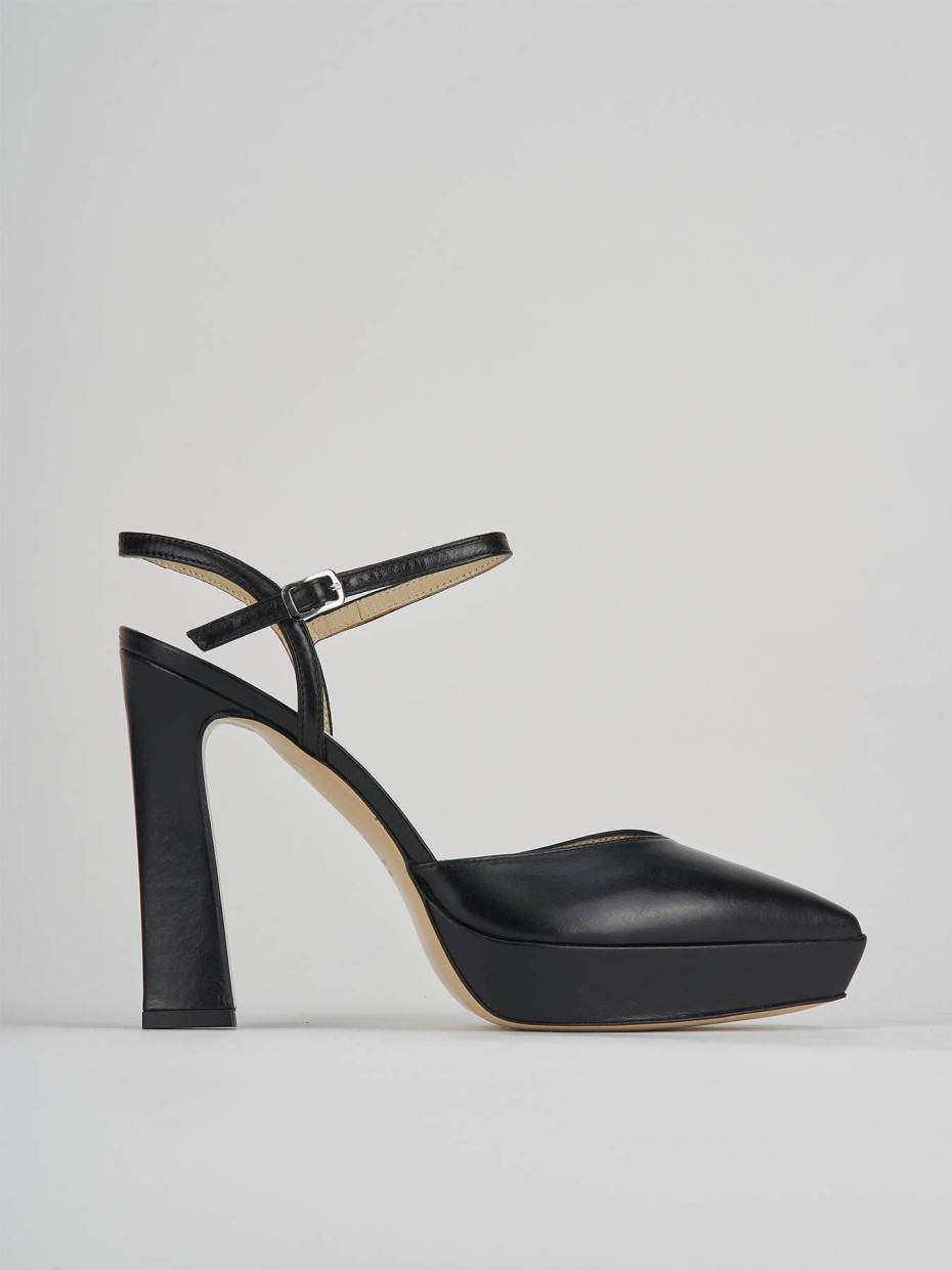 Décolleté tacco 11cm pelle nero