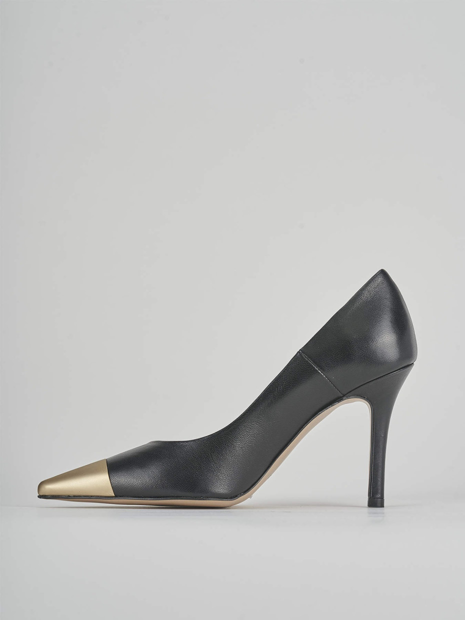 Pumps heel 9 cm black leather