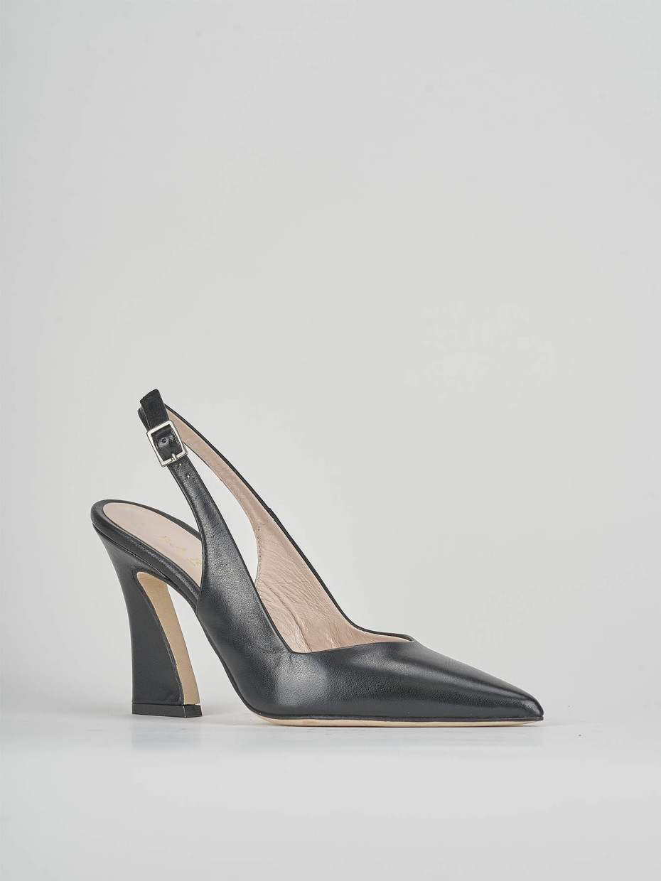 Pumps heel 10 cm black leather