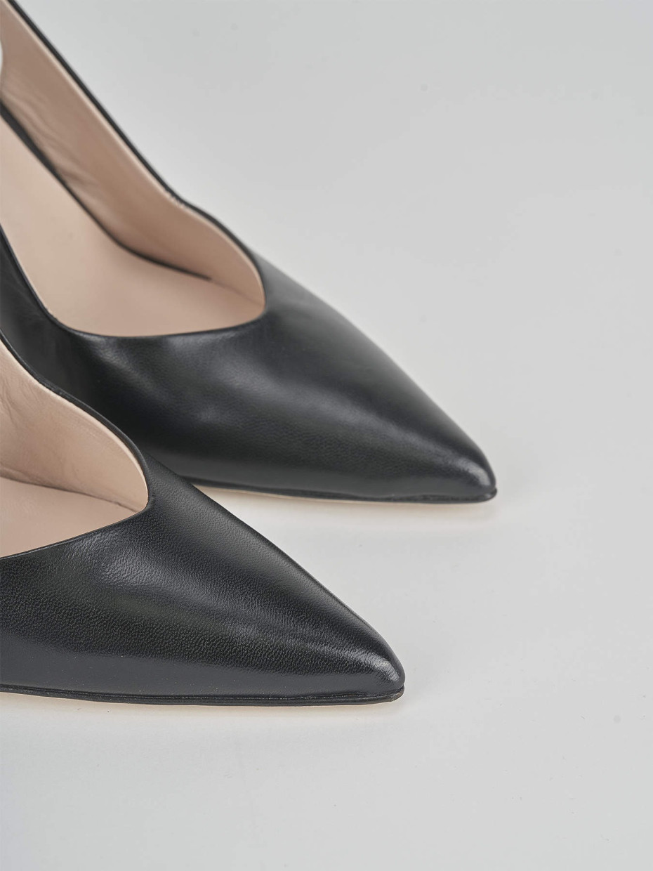 Pumps heel 10 cm black leather