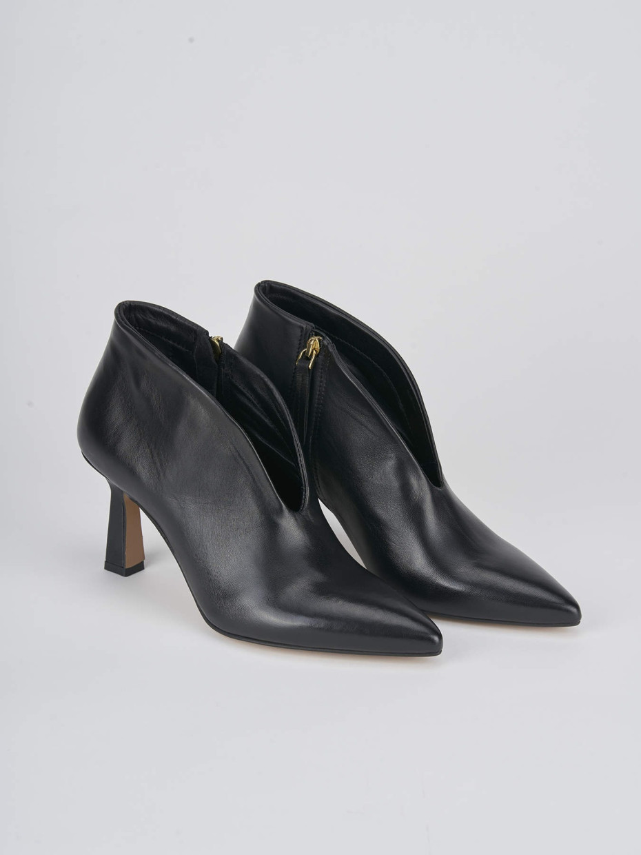 Tronchetto nero pelle new arrivals