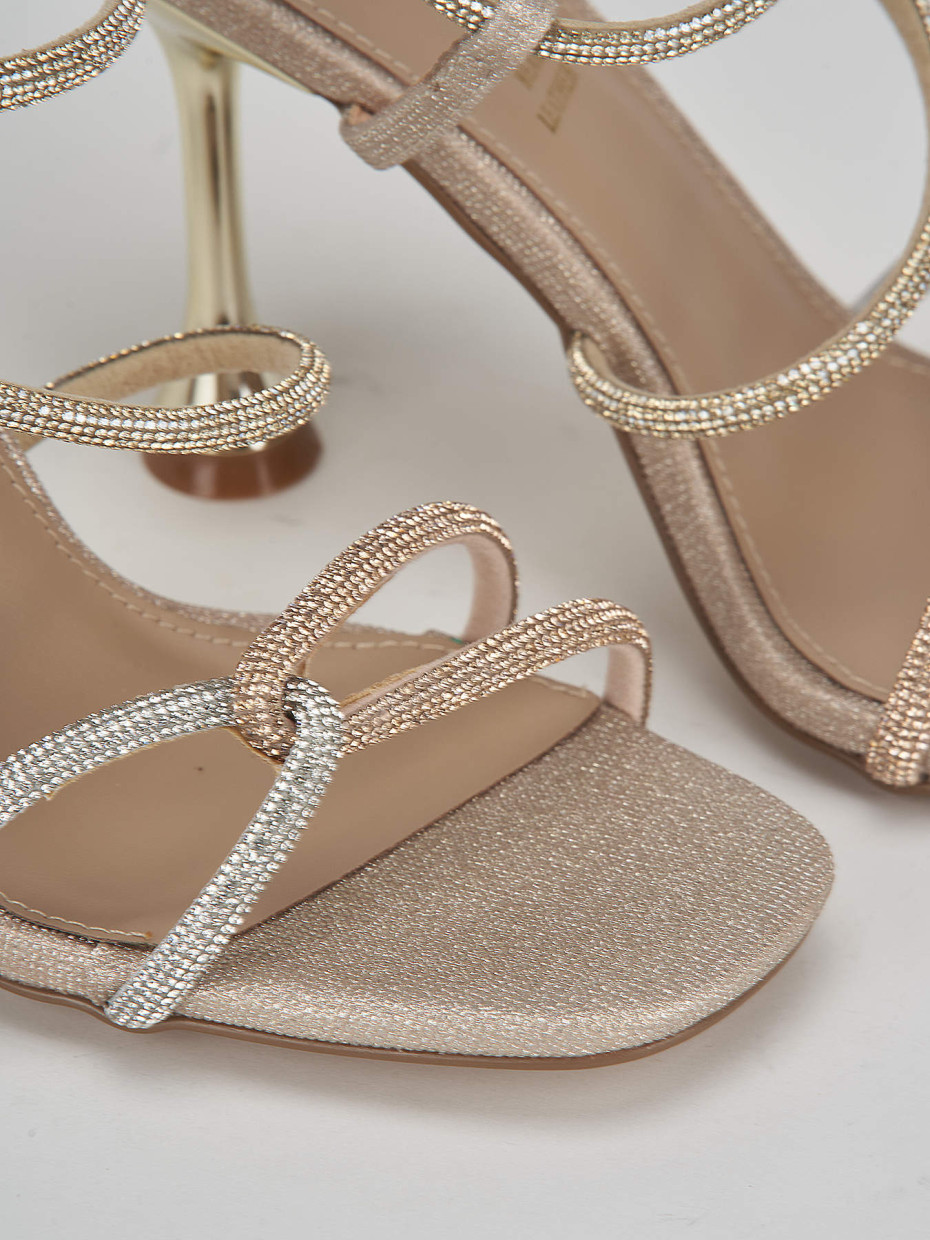 Sandali tacco 9cm glitter oro Barca Stores