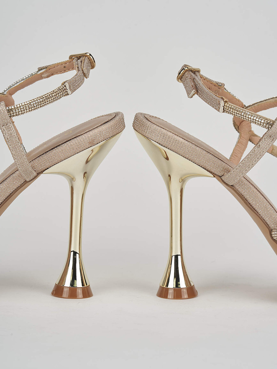 Sandali tacco 9cm glitter oro Barca Stores