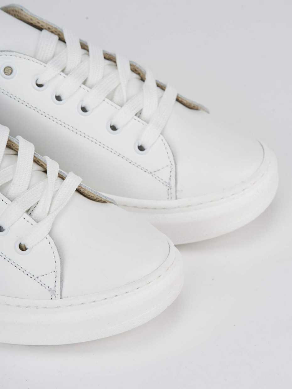 Sneakers pelle bianco