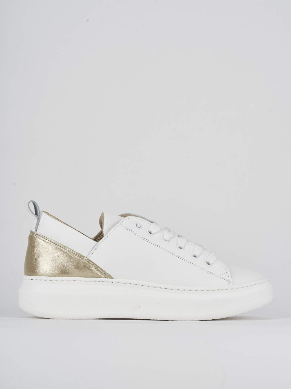 Sneakers pelle bianco