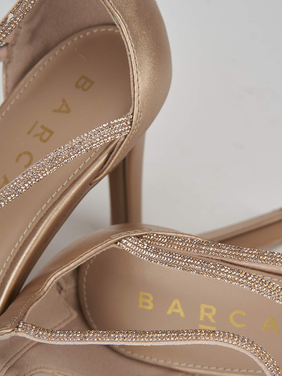 Sandali tacco oro rosa on sale