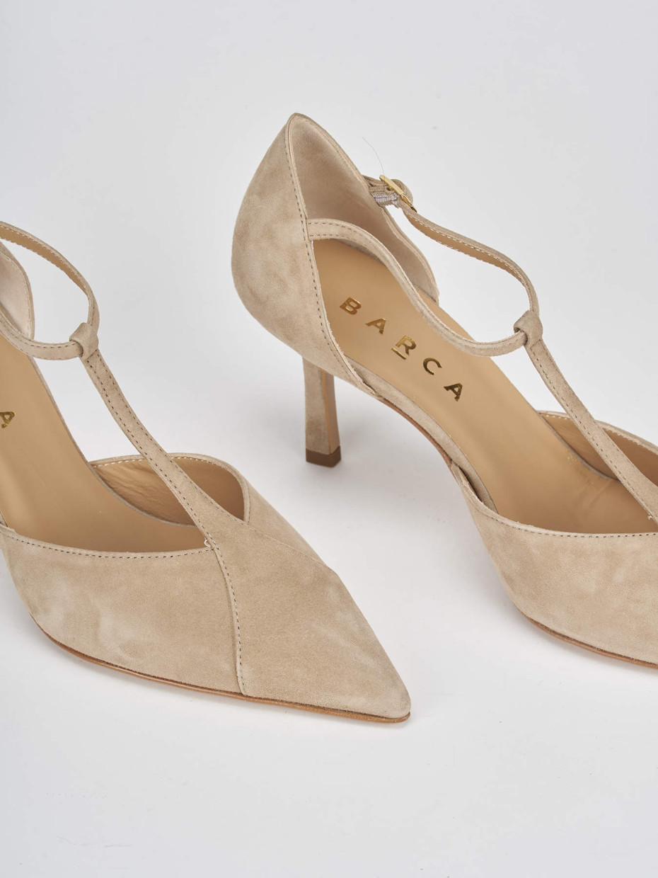 Decollete camoscio hotsell beige
