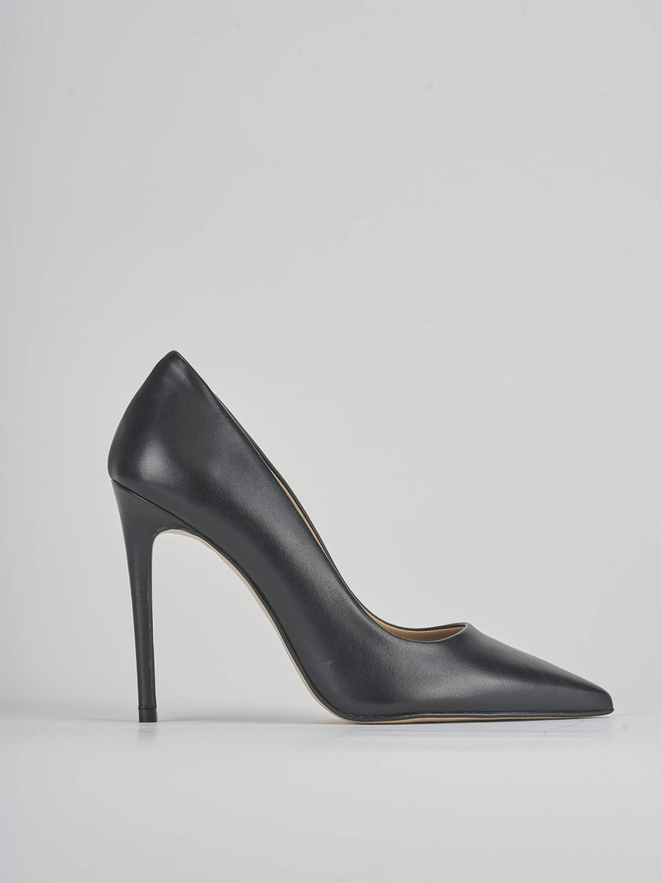 Pumps heel 10 cm black leather
