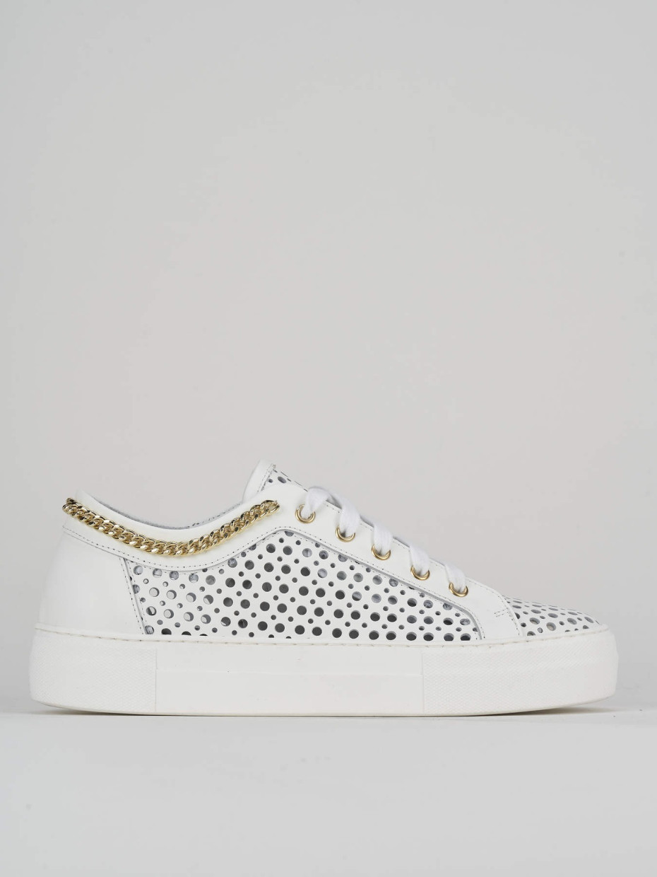 Sneakers pelle bianco