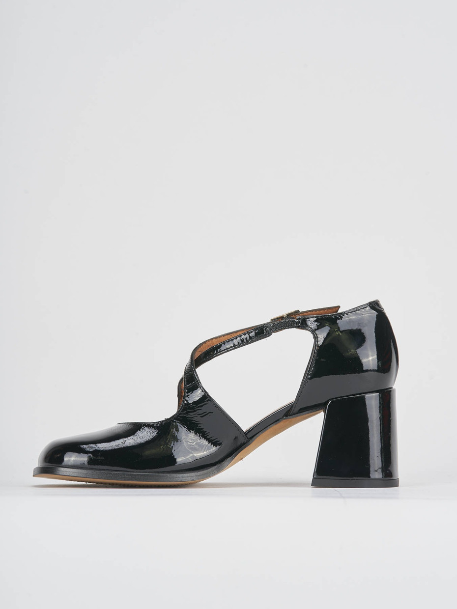 Pumps heel 8 cm black patent