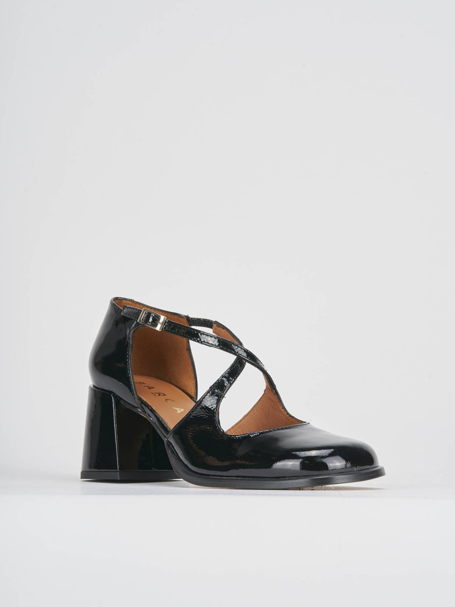 Pumps heel 8 cm black patent