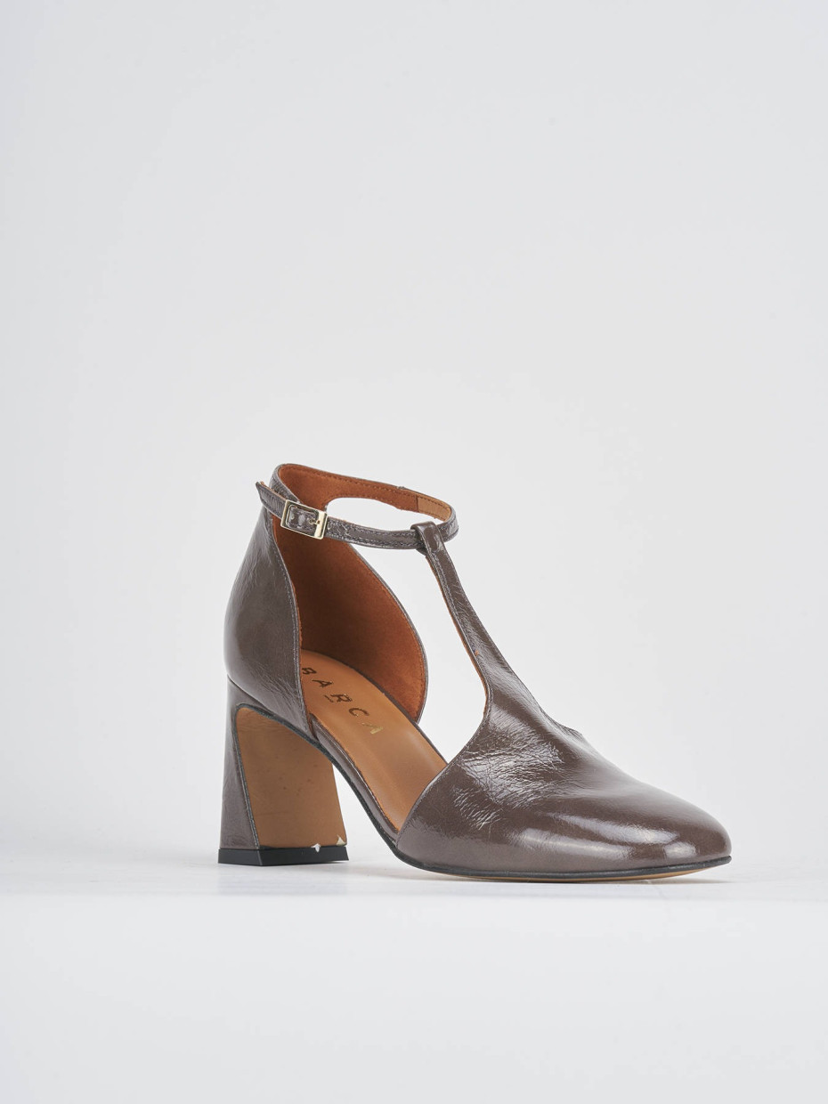 D collet tacco 5cm vernice grigio Barca Stores