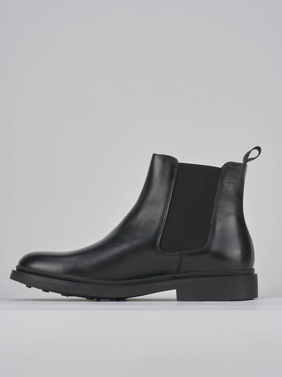 Ankle boots black leather