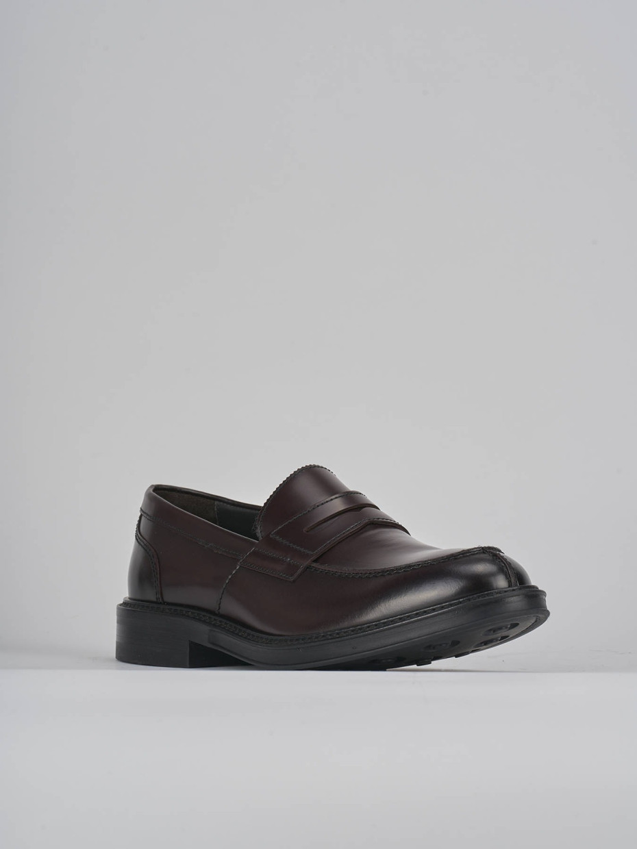 Loafers bordeaux leather
