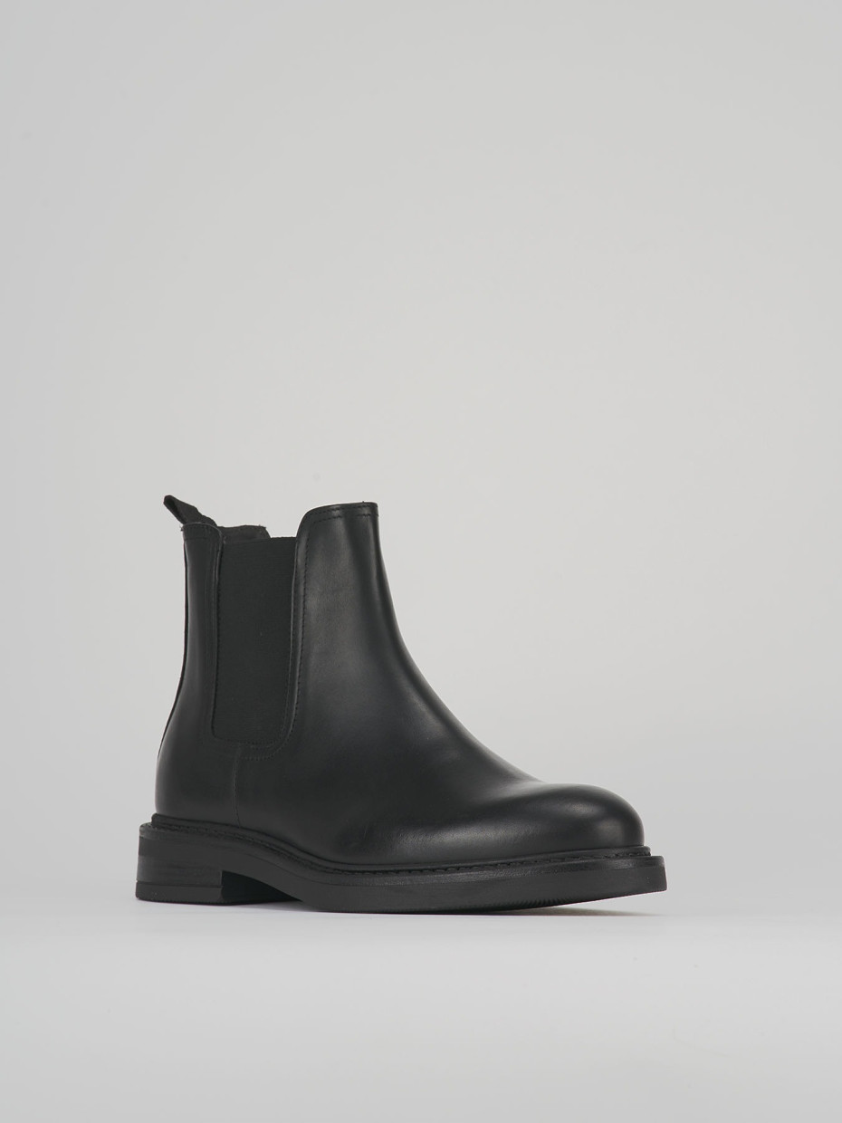 Ankle boots black leather