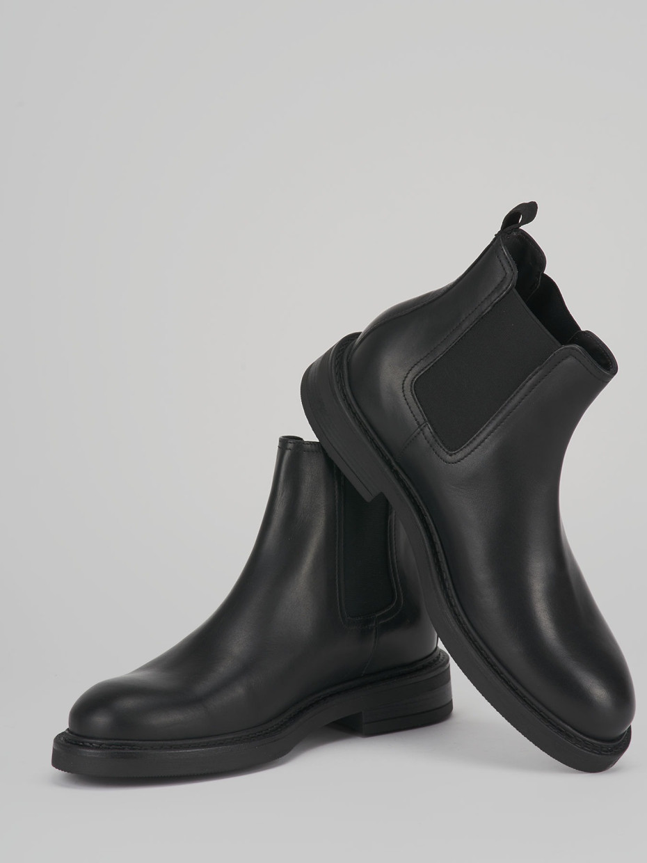 Ankle boots black leather