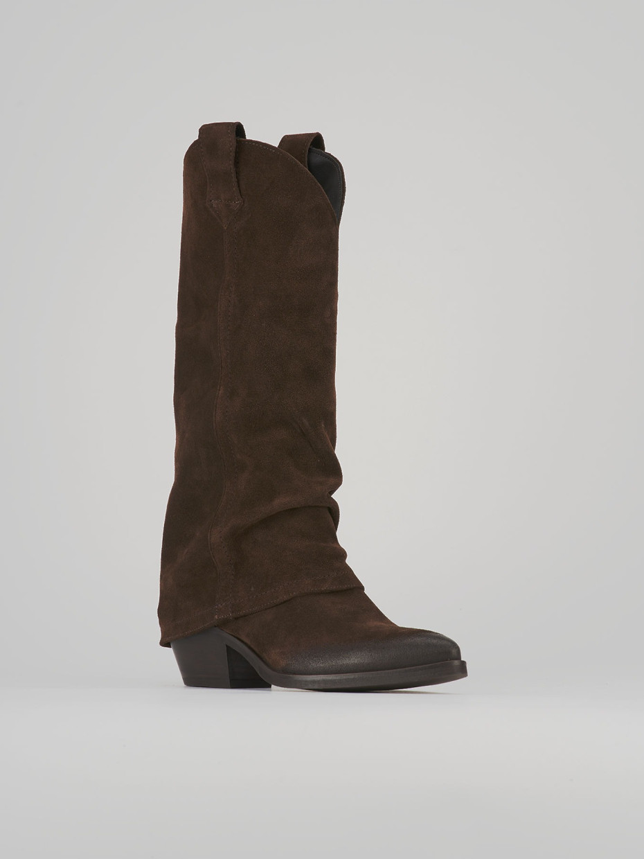 Stivali bassi in camoscio outlet