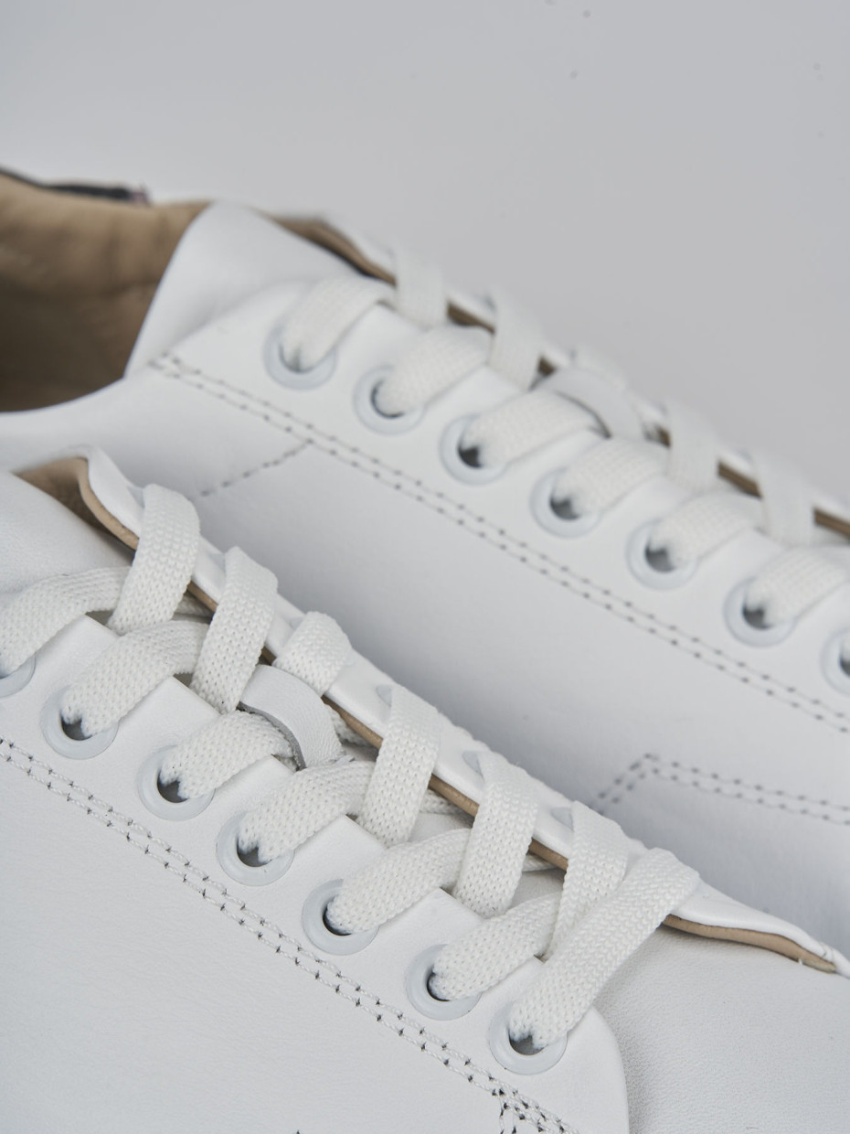 Sneakers pelle bianco