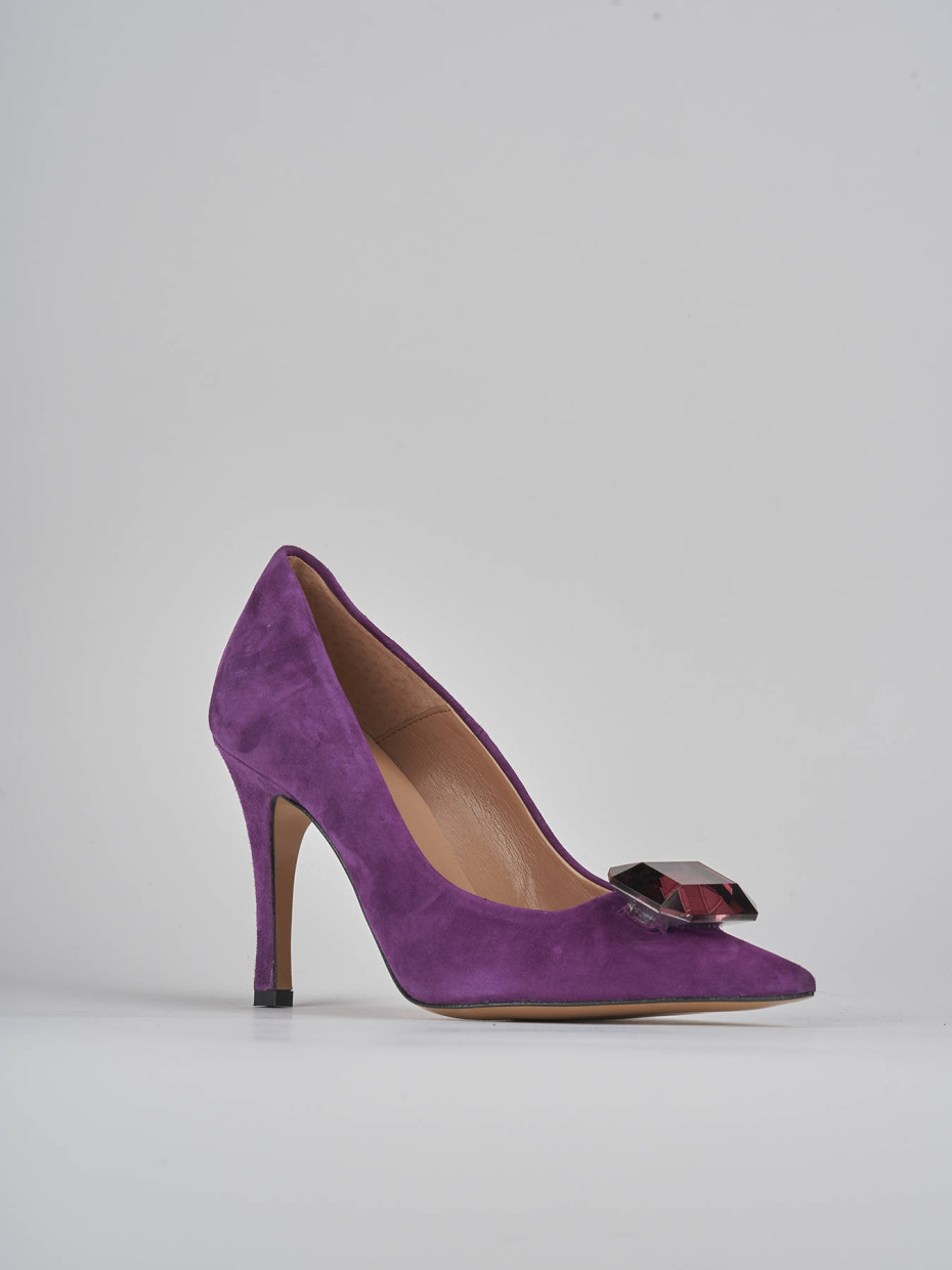 Lilac suede pumps on sale