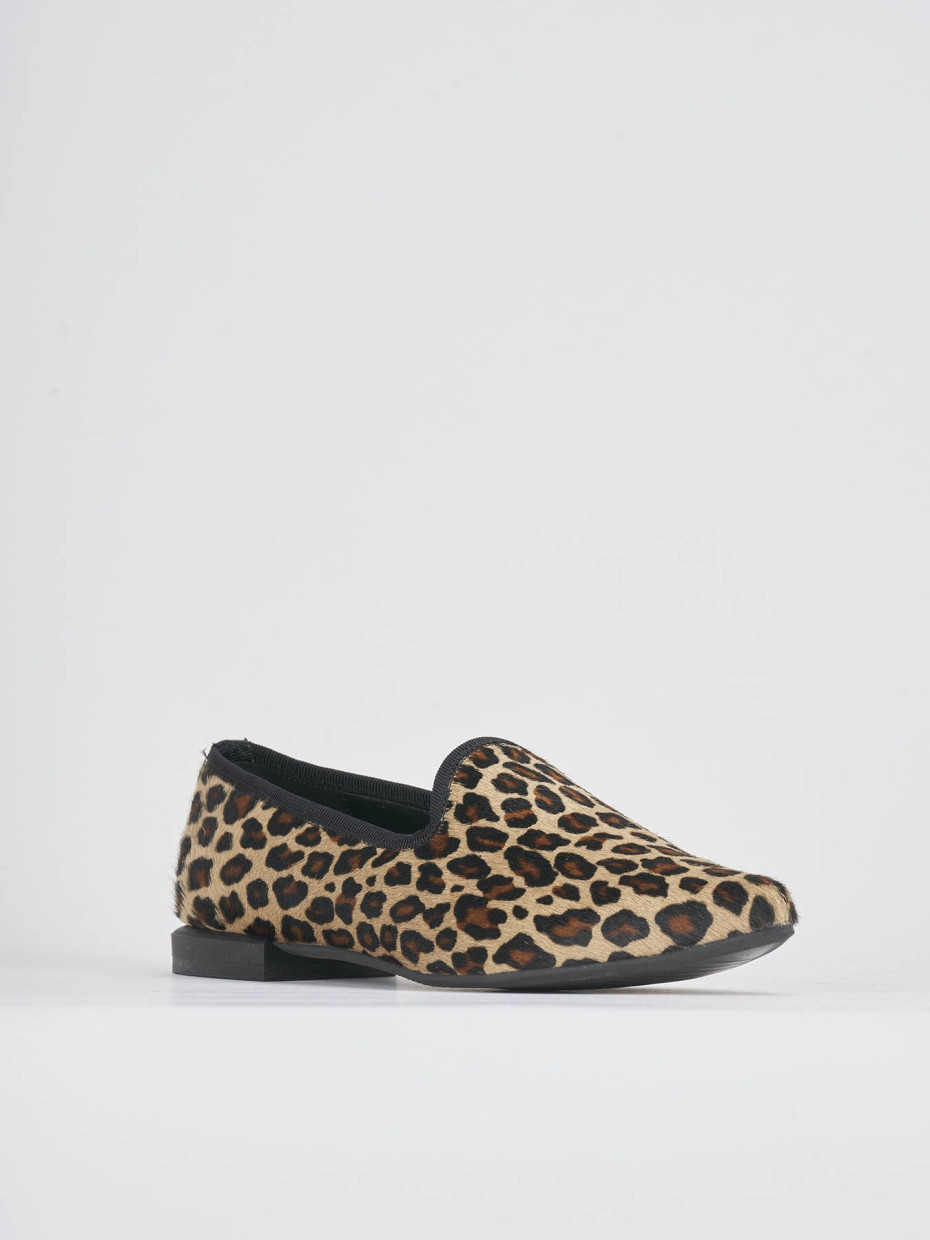 Ballerine tacco 1cm cavallino multicolor Barca Stores