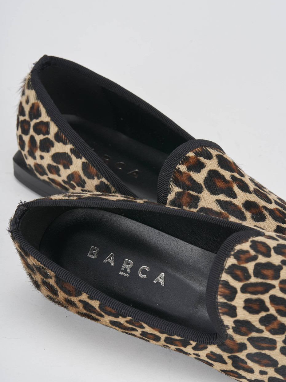 Ballerine tacco 1cm cavallino multicolor Barca Stores