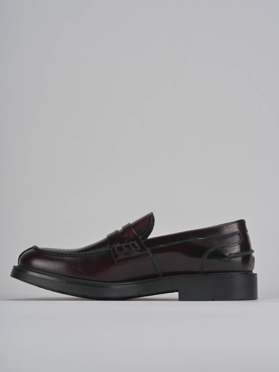 Loafers bordeaux leather