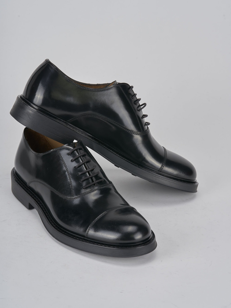 Stringate pelle nero Barca Stores