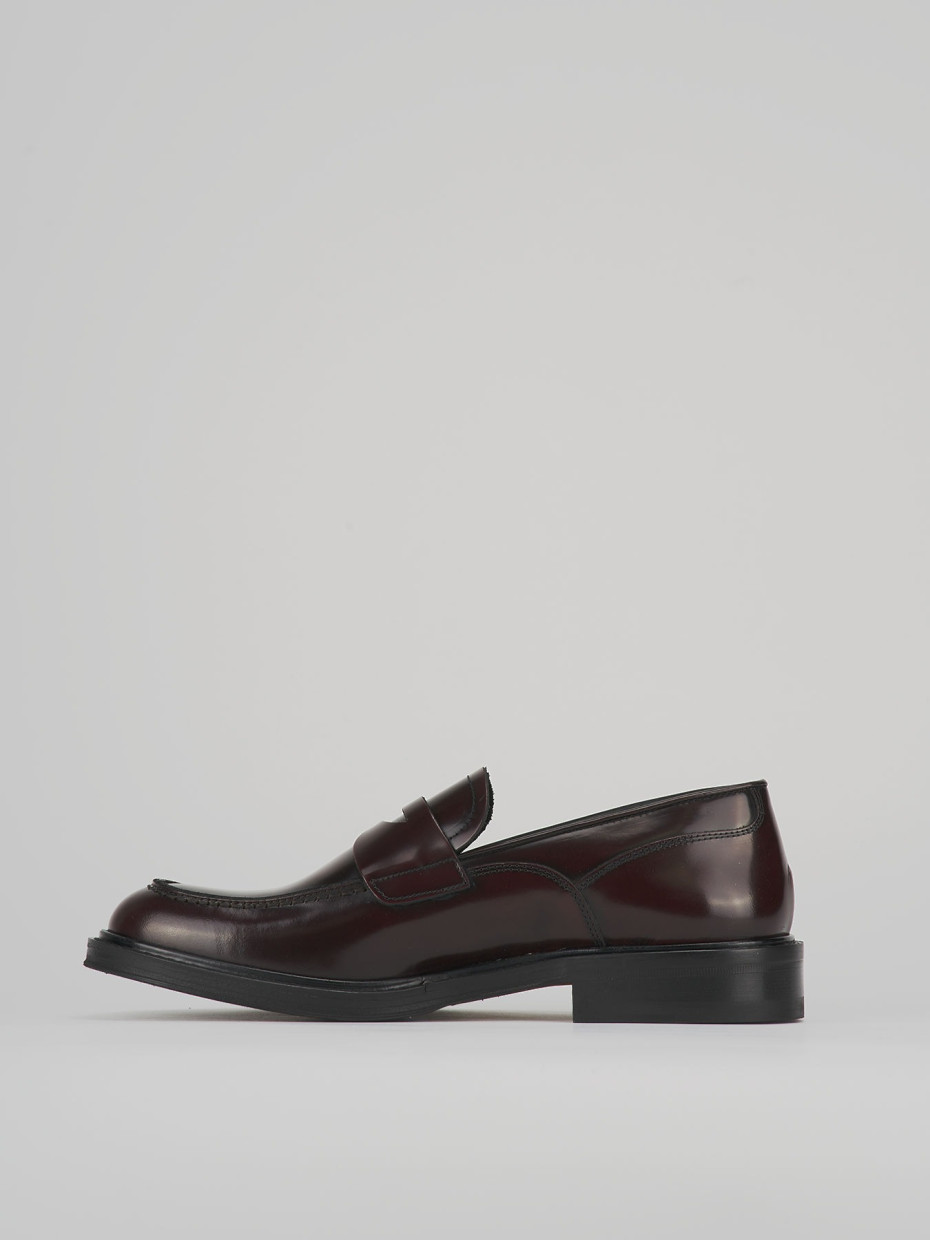 Loafers bordeaux leather