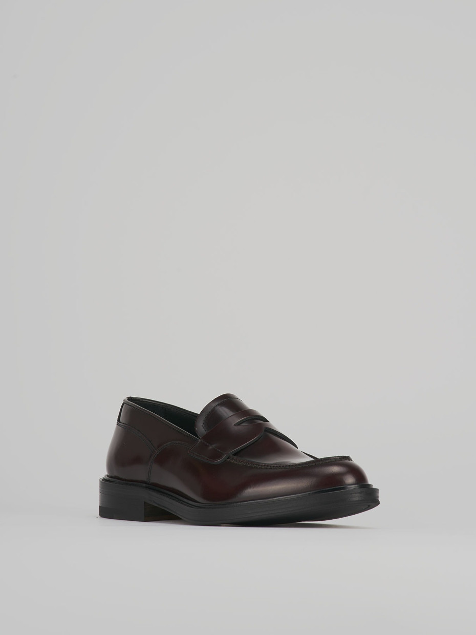 Loafers bordeaux leather