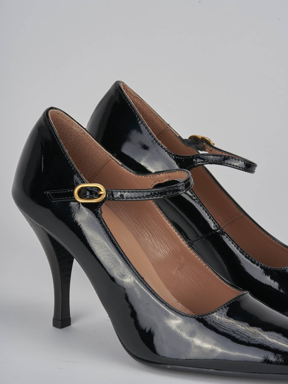 Pumps heel 9 cm black patent