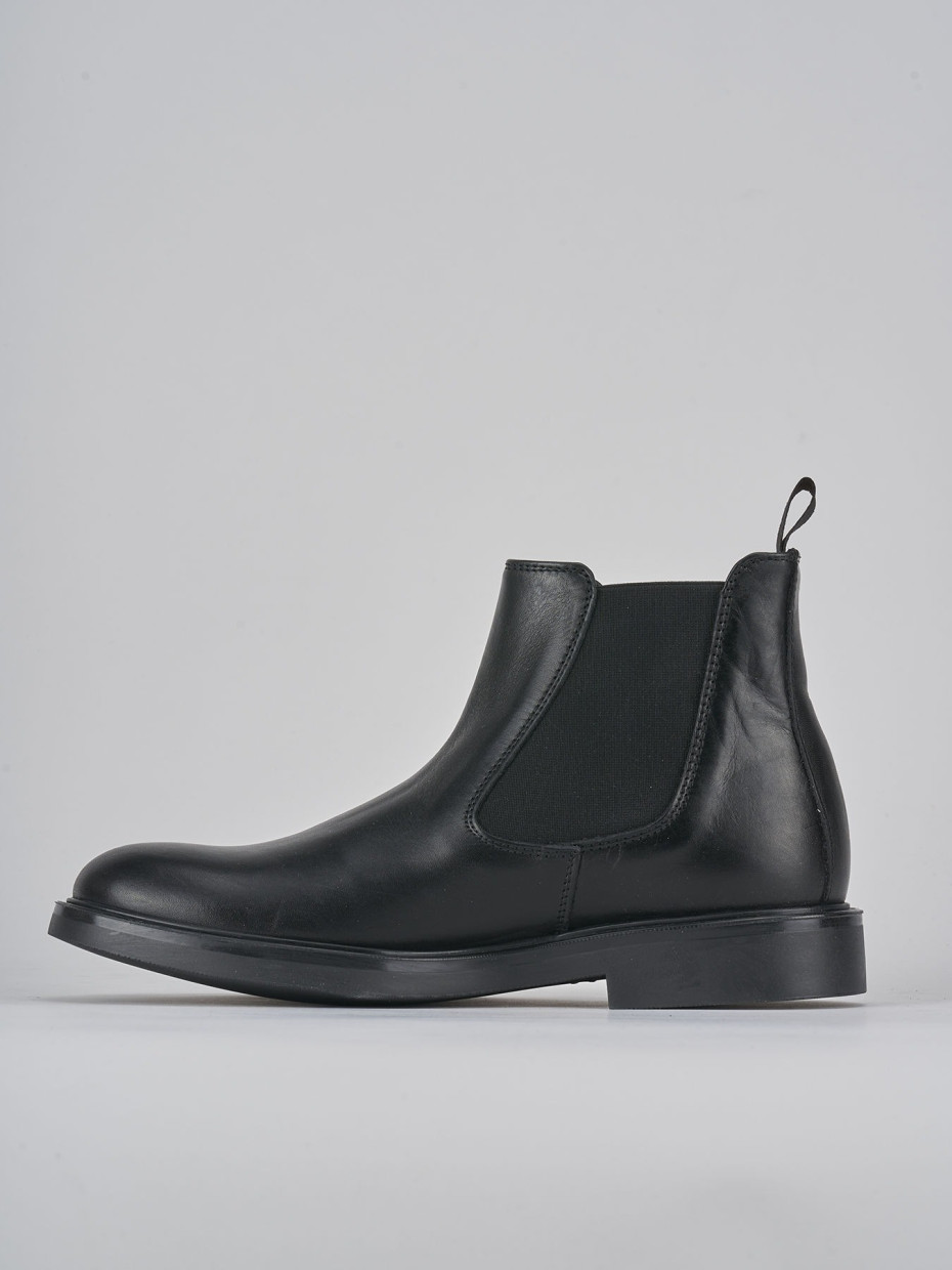 Ankle boots black leather