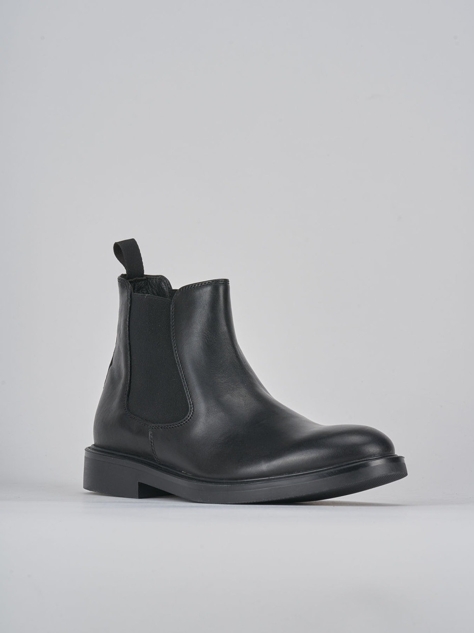 Ankle boots black leather