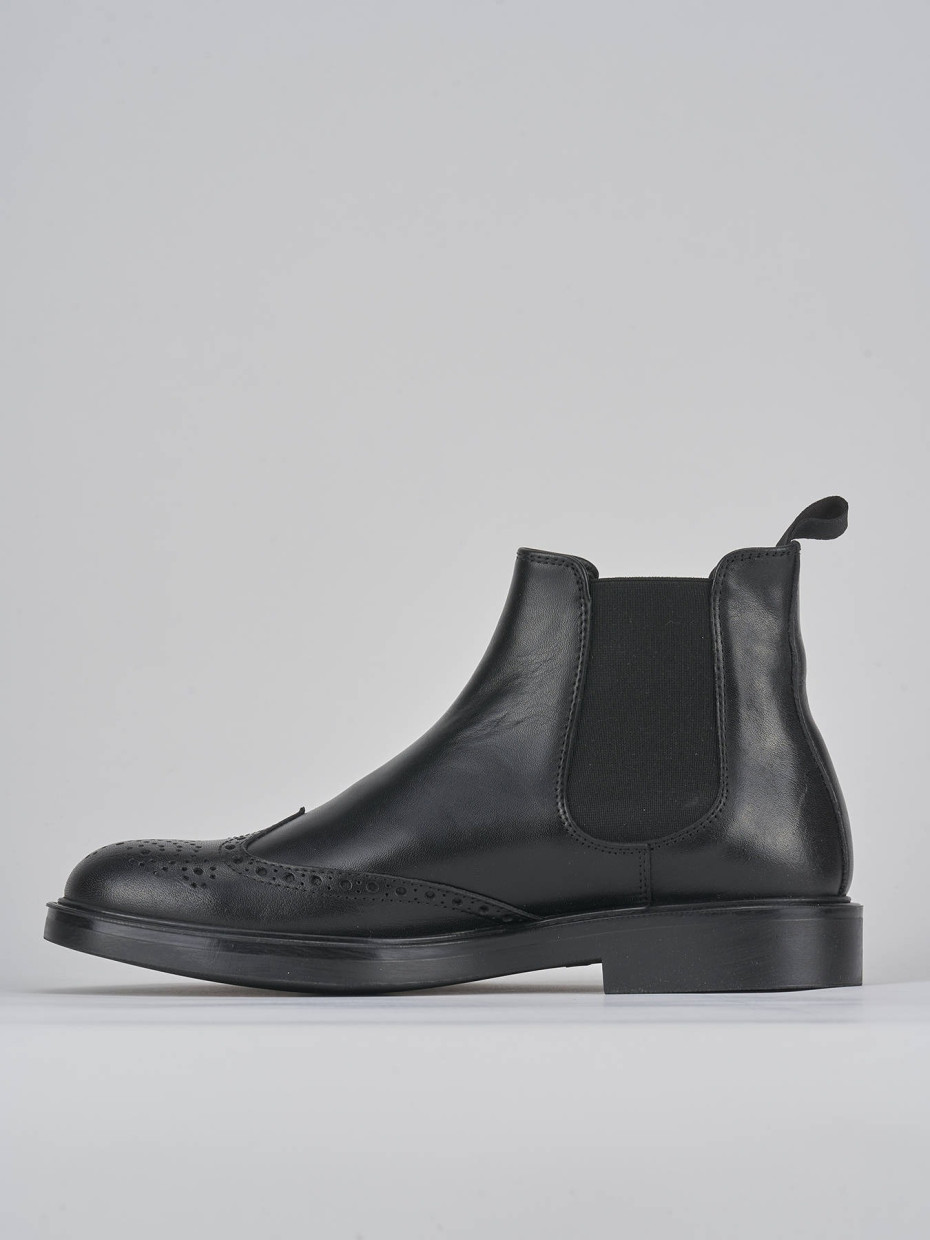 Ankle boots black leather