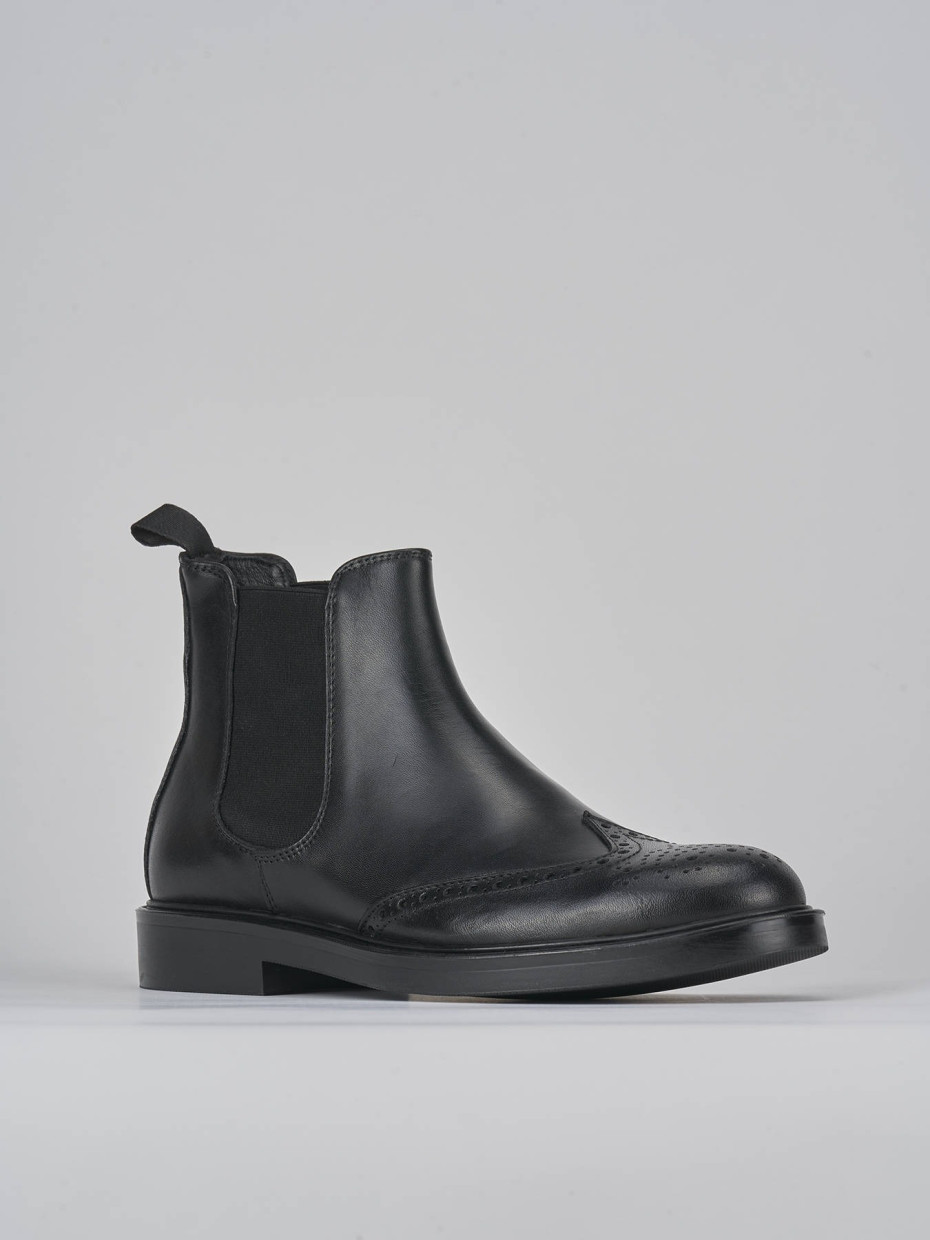 Ankle boots black leather