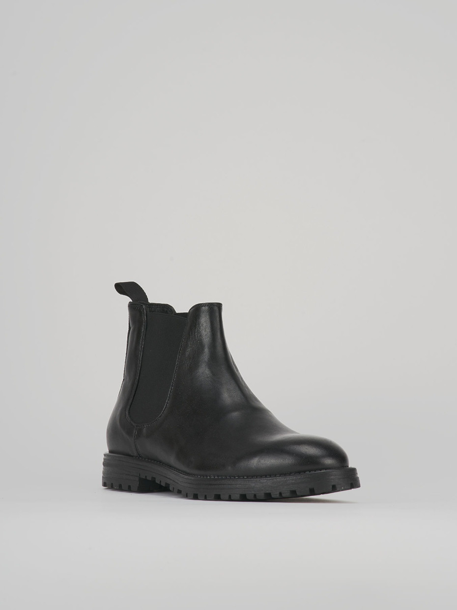 Ankle boots black leather