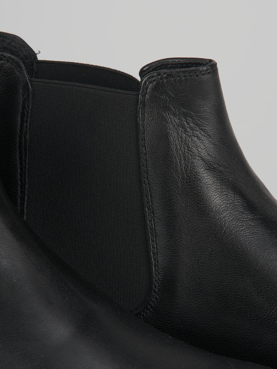 Ankle boots black leather