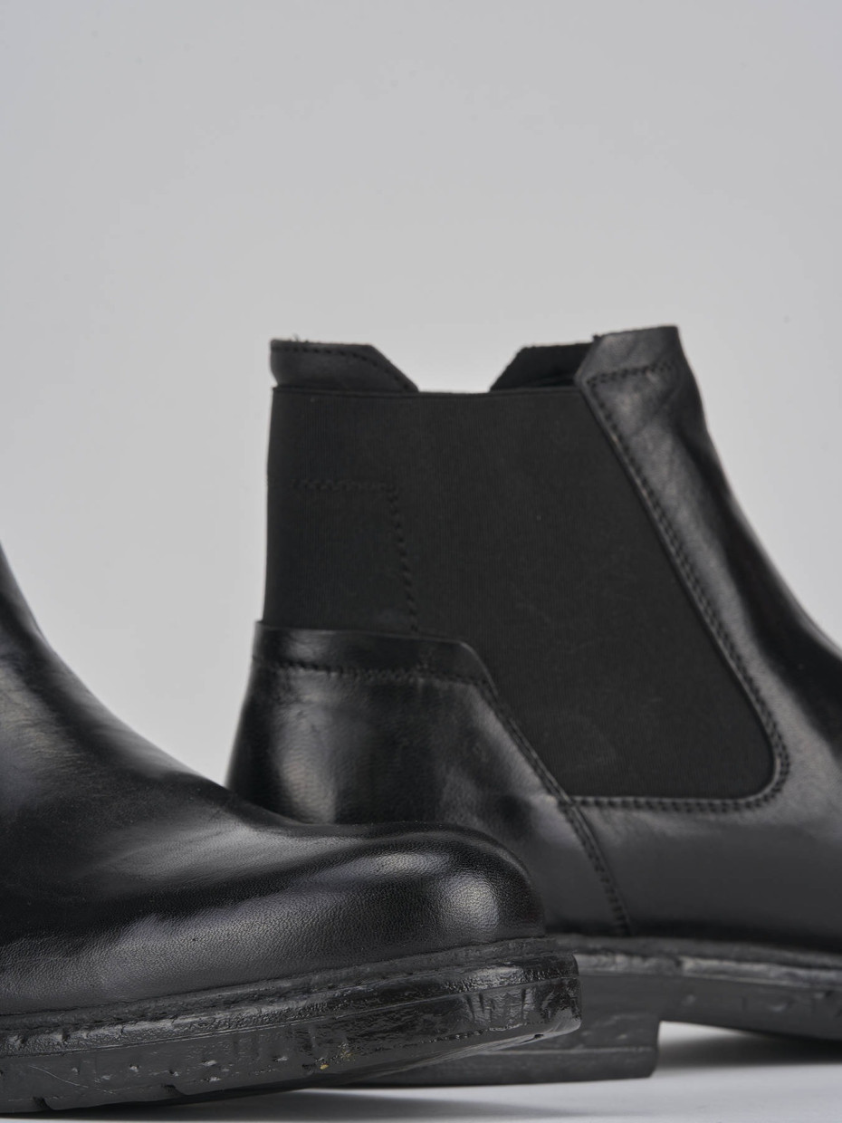 Ankle boots black leather