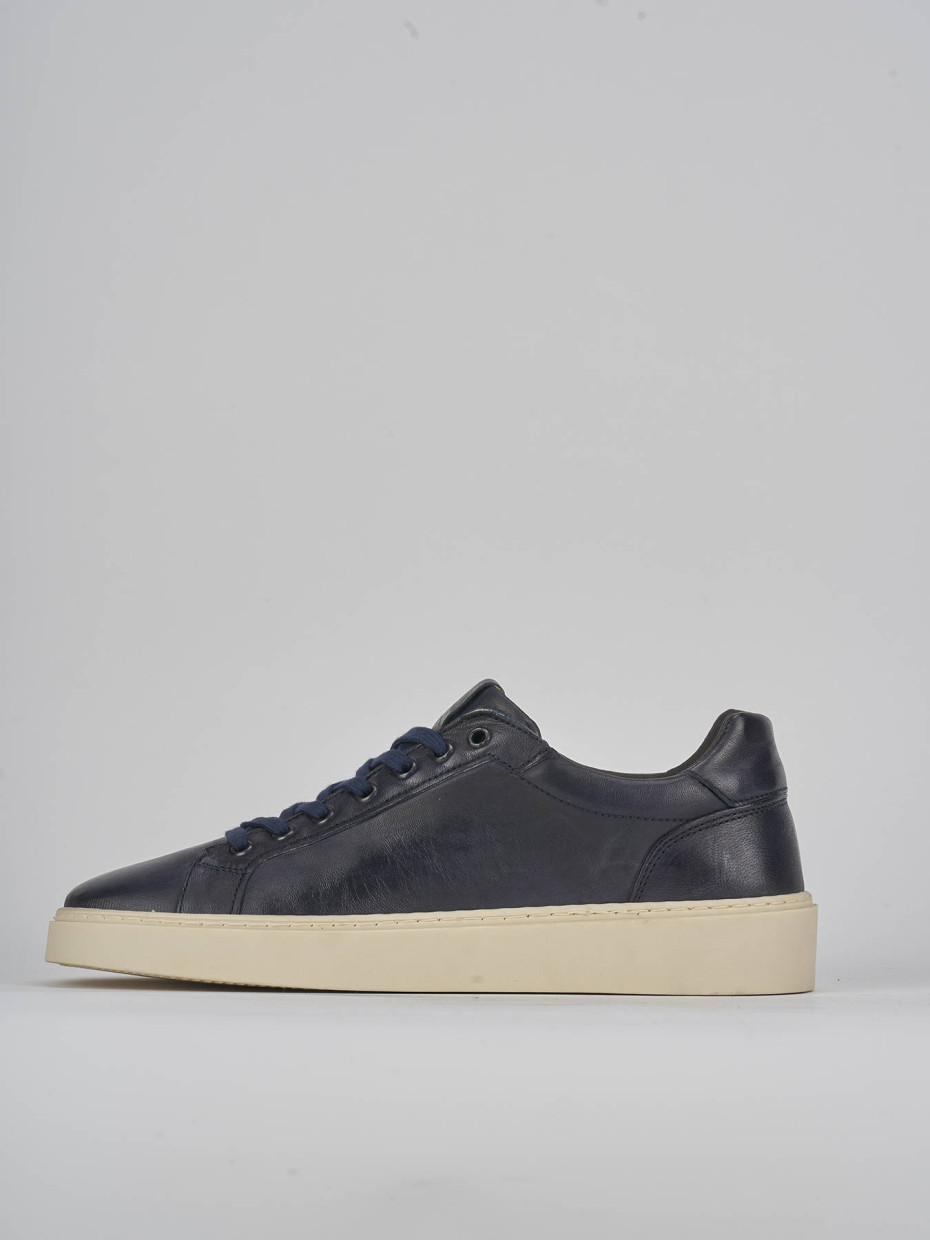 Sneakers blu leather