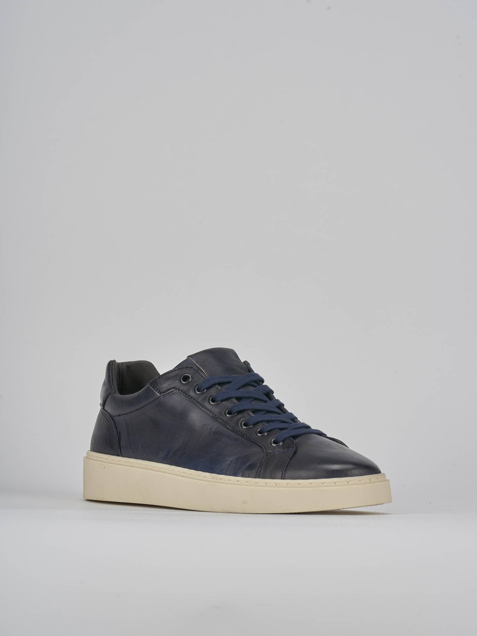 Sneakers blu leather