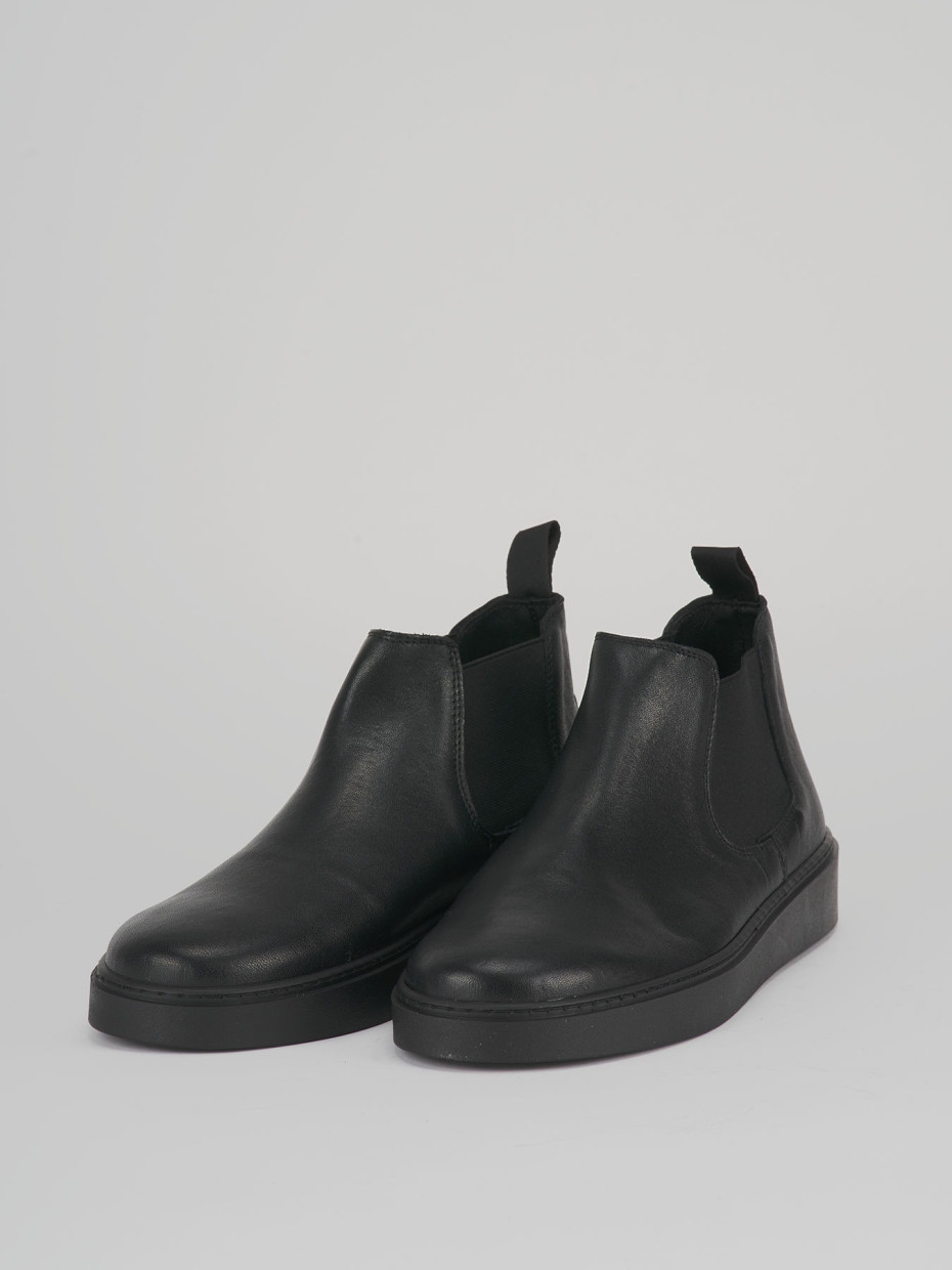 Ankle boots black leather