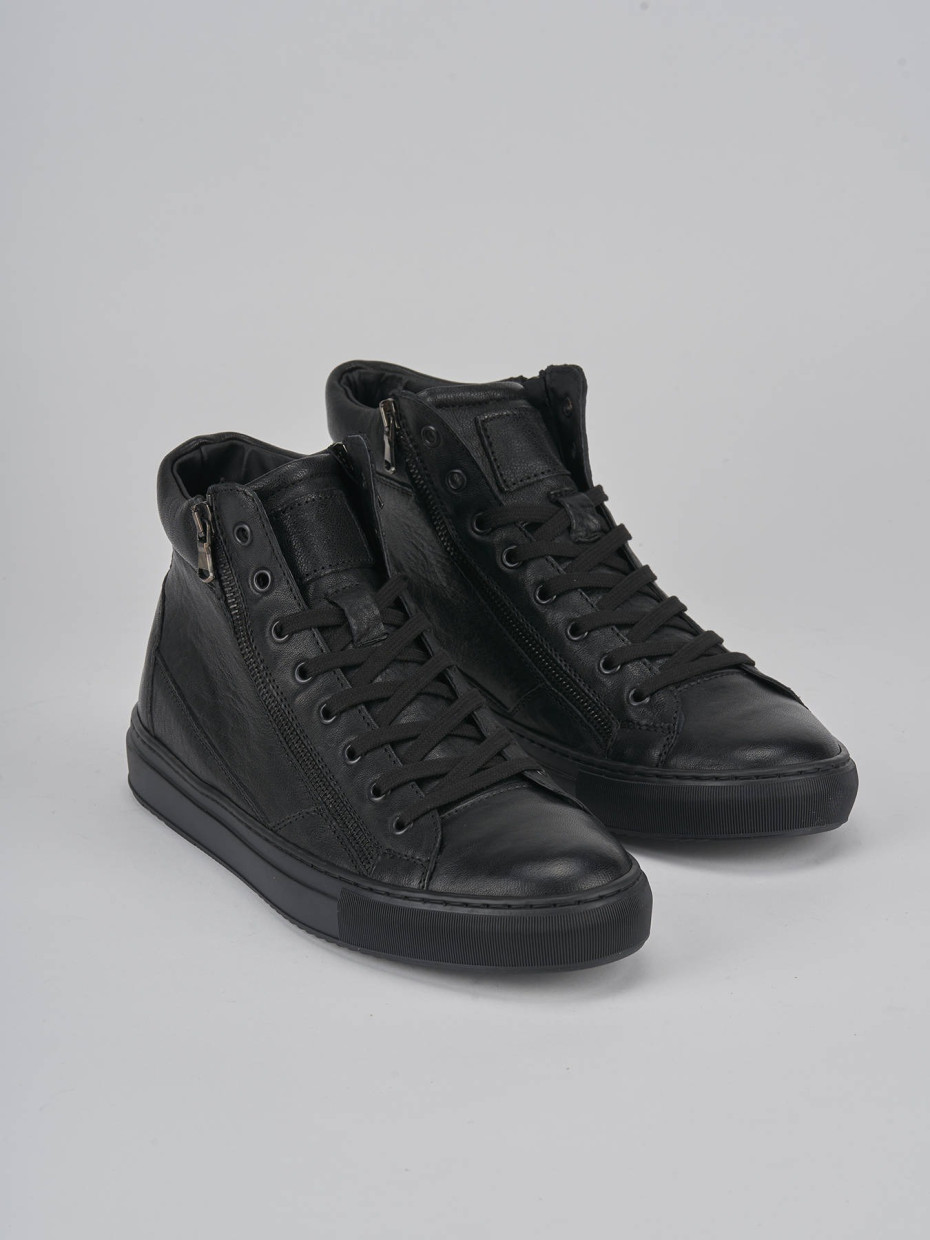 Sneakers pelle nero