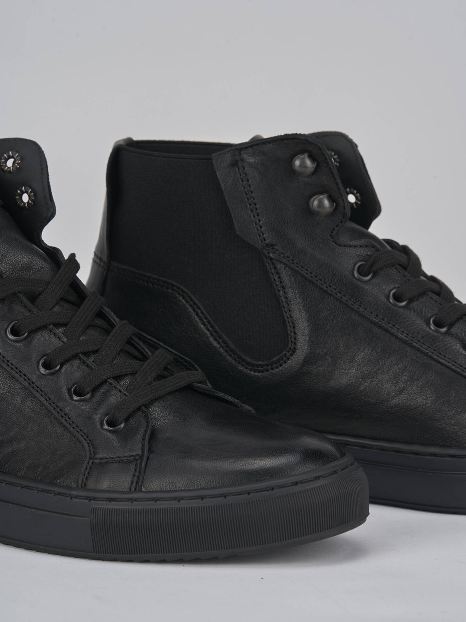 Sneakers pelle nero