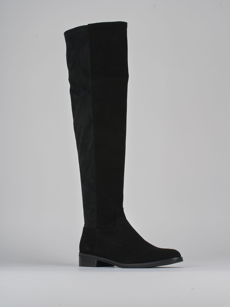 Stivali camoscio new arrivals neri bassi
