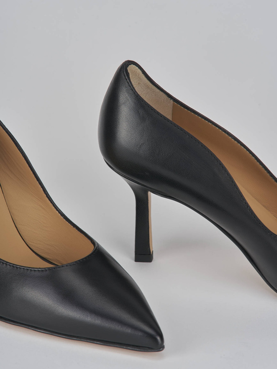 Decollete nere tacco 8 cm new arrivals