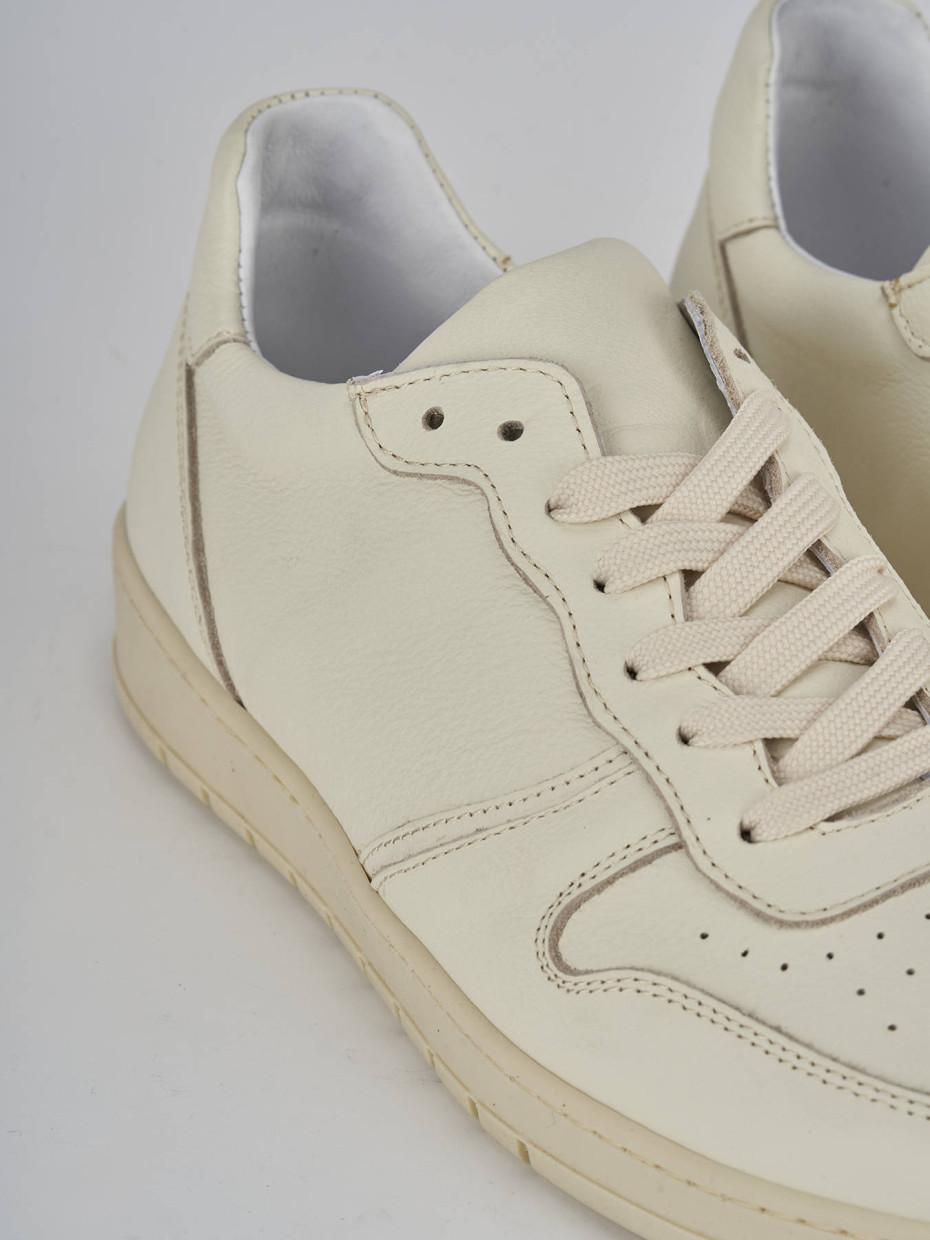 Sneakers pelle beige