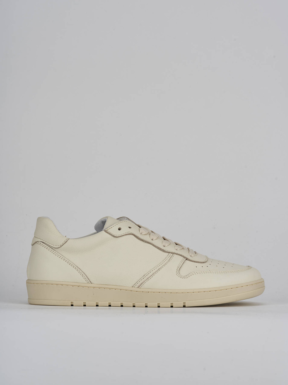 Sneakers pelle beige